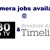 Camera jobs available at 1080 Media and Timeline TV