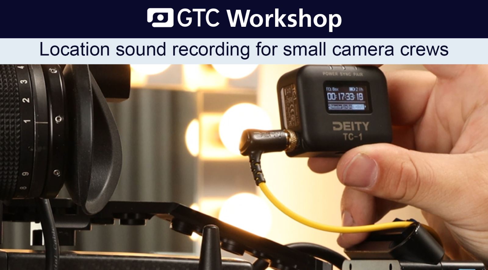 Location sound recording for small camera crews