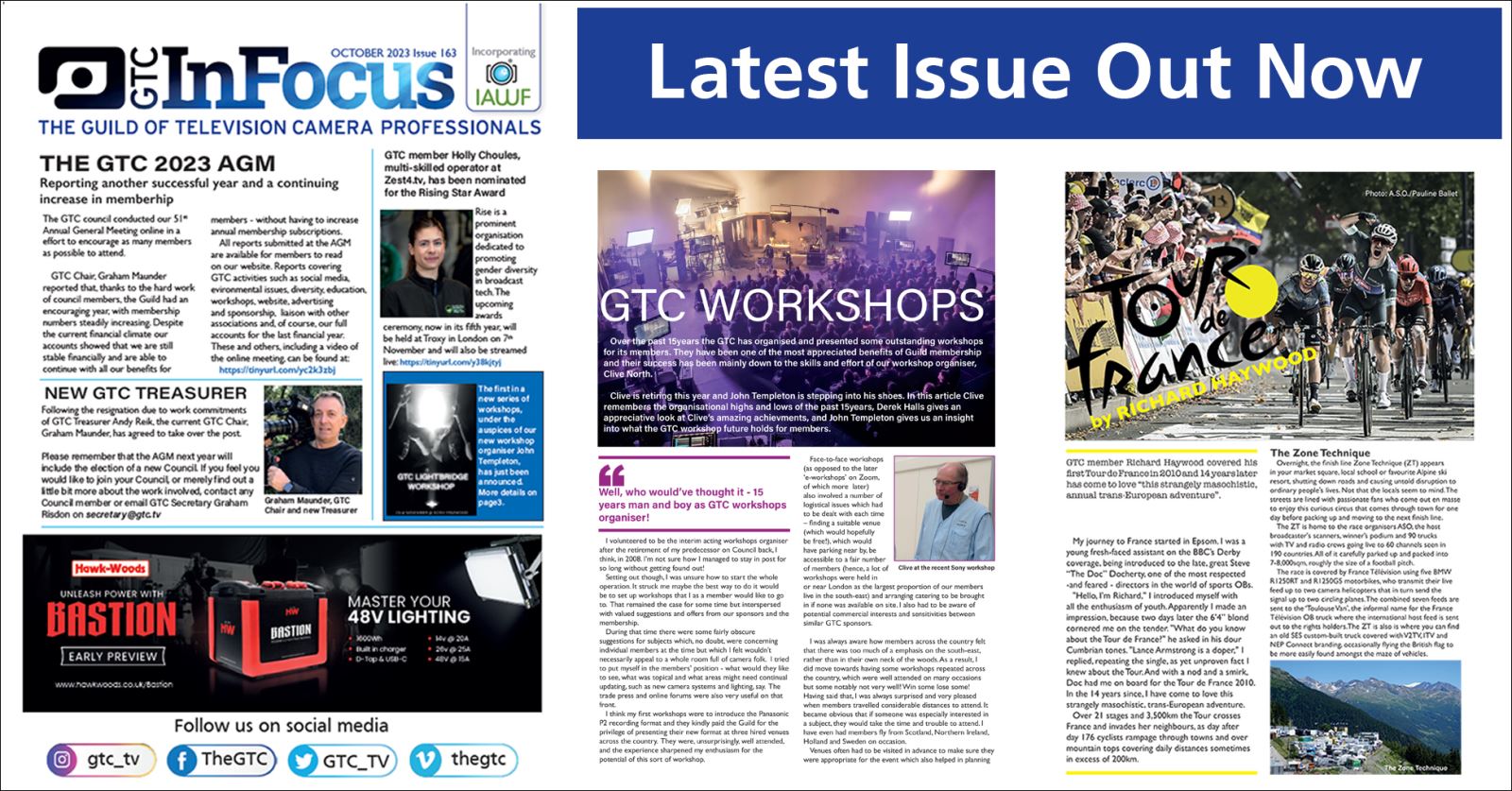 Latest In Focus, available NOW for all GTC Members