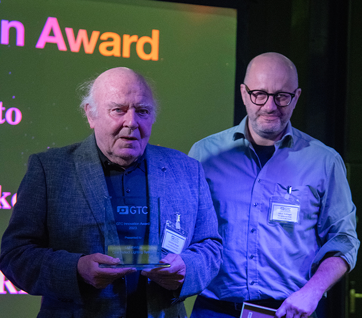 Lightbridge receiving their GTC Innovation Award