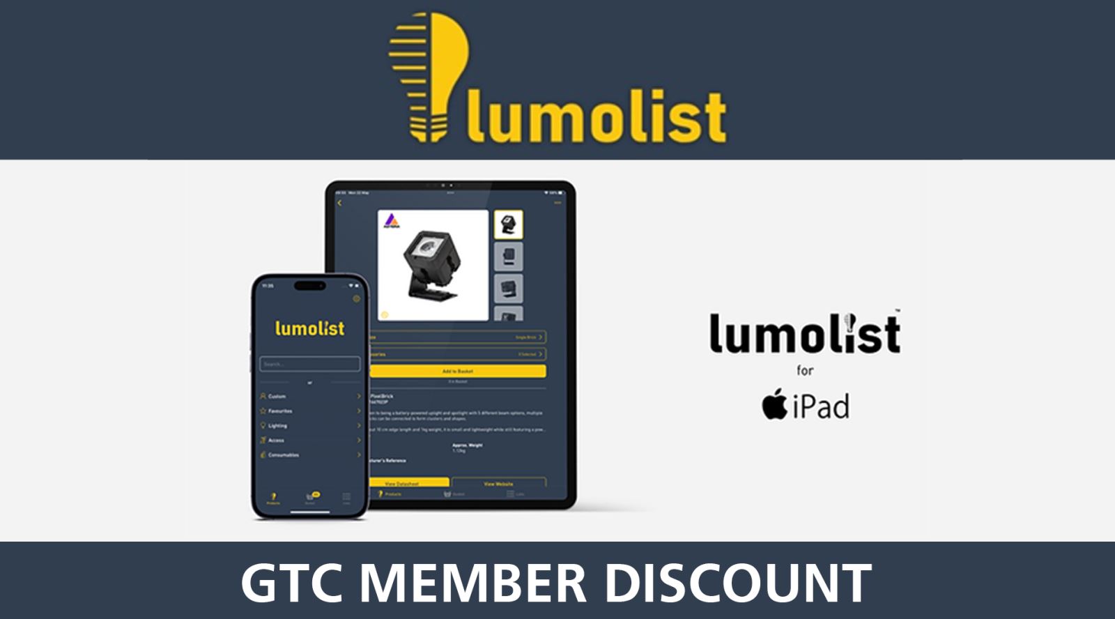 Lumolist Discount for GTC Members