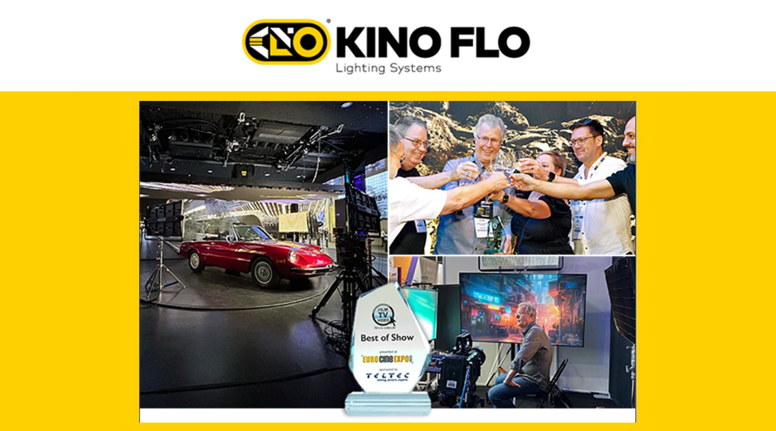 Kino Flo at Euro Cine Expo with MIMIK