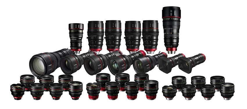 Canon CN7x17 KAS T Plus set cinema lens