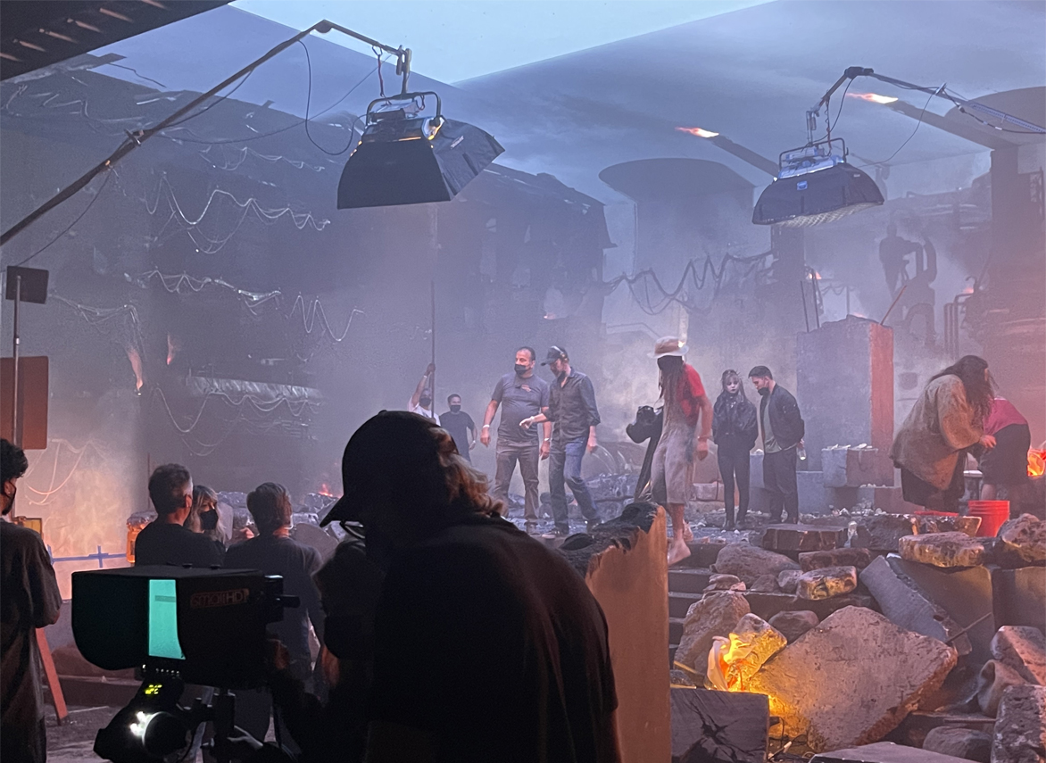 Cruel film set