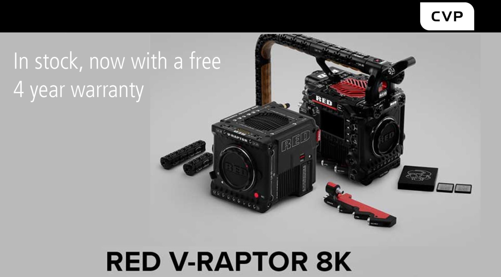 RED 4 year extended warranty on V-Raptor 8K