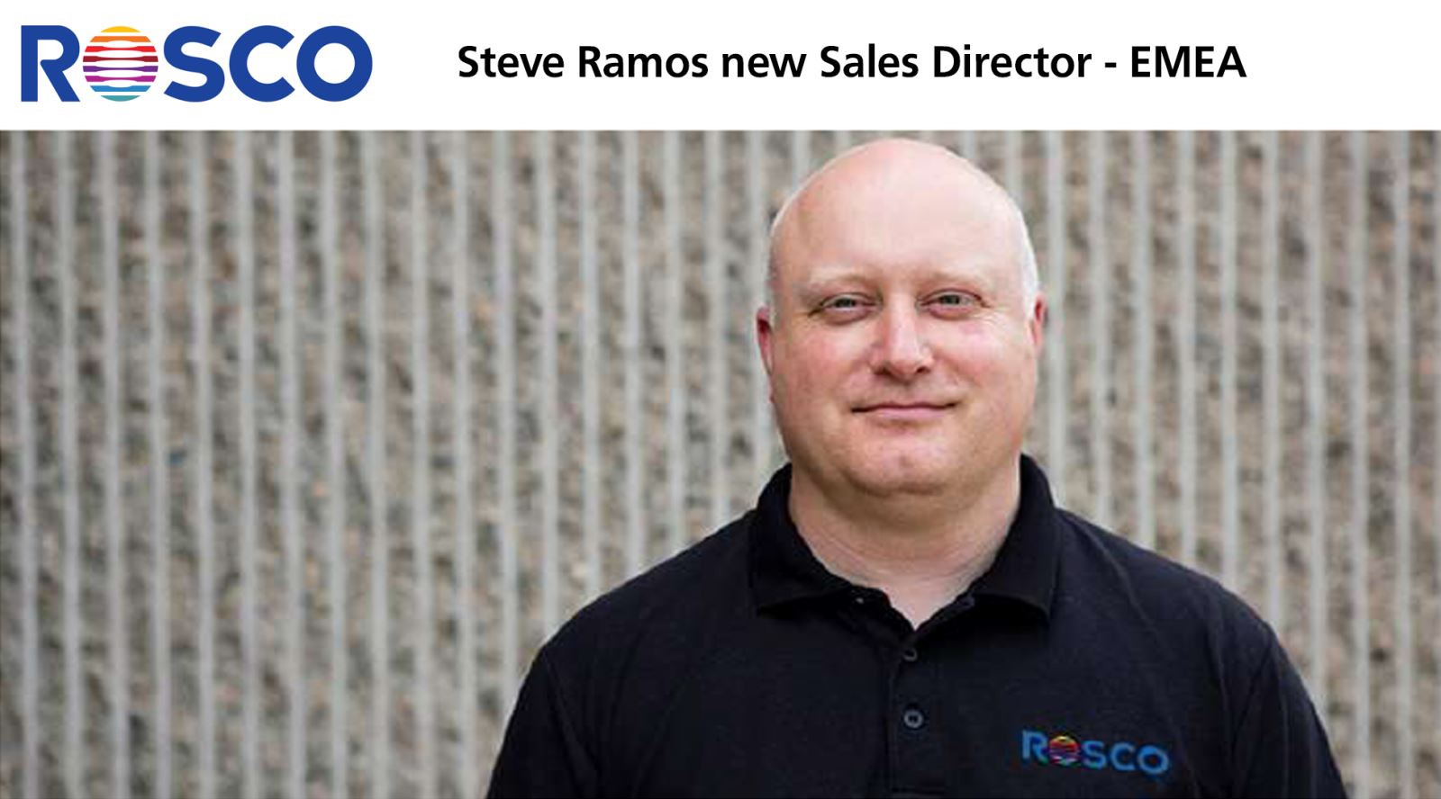 Steve Ramos from Rosco - Sales Director