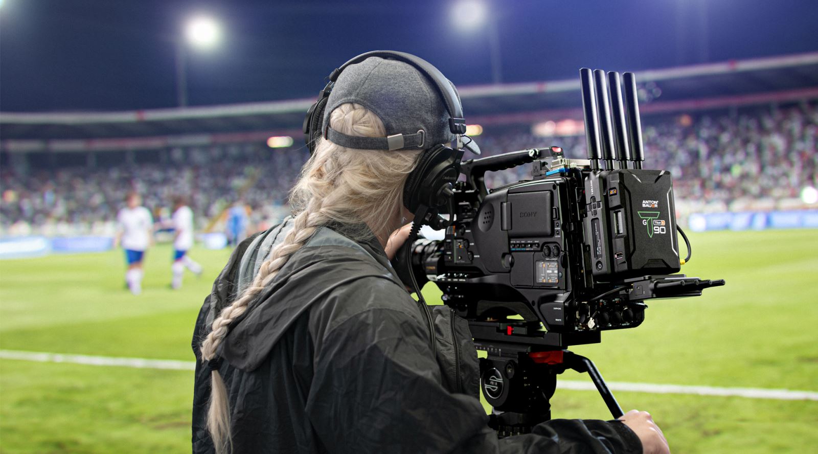 Teradek Prism Mobile 5G used at football match