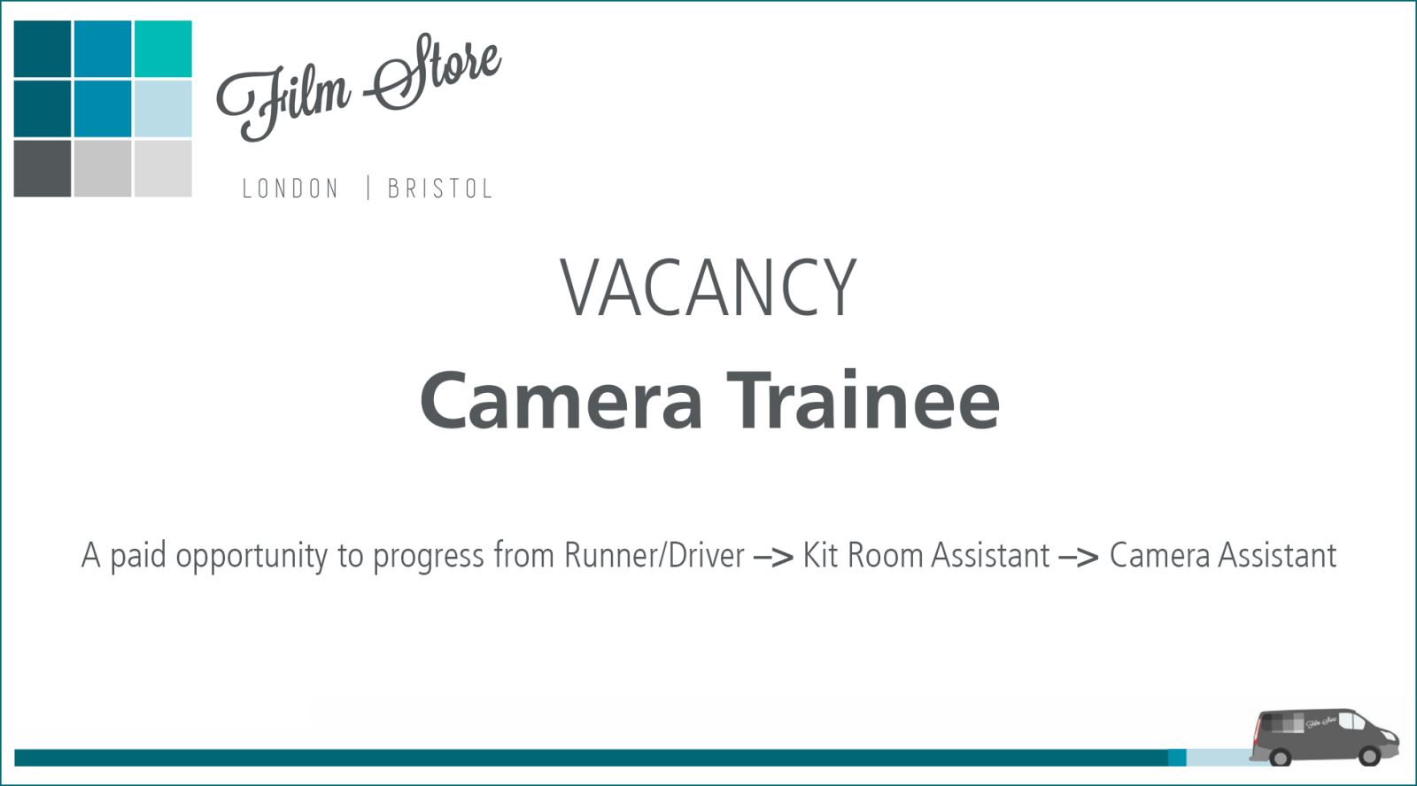 Film Store Camera Trainee Vacancy