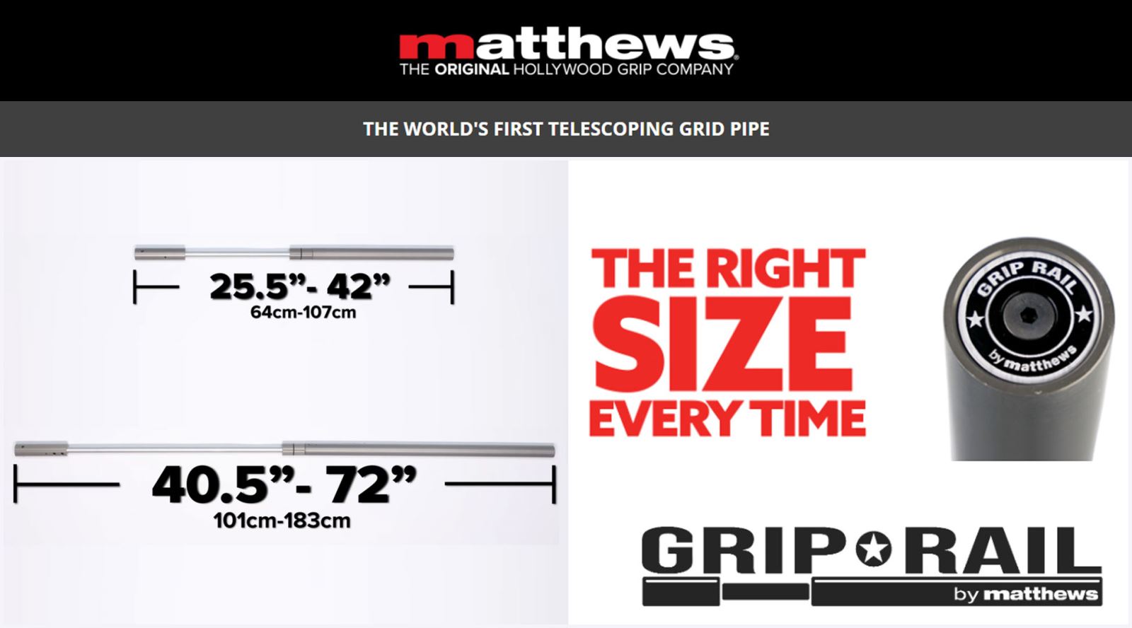 Matthews presents Grip Rail