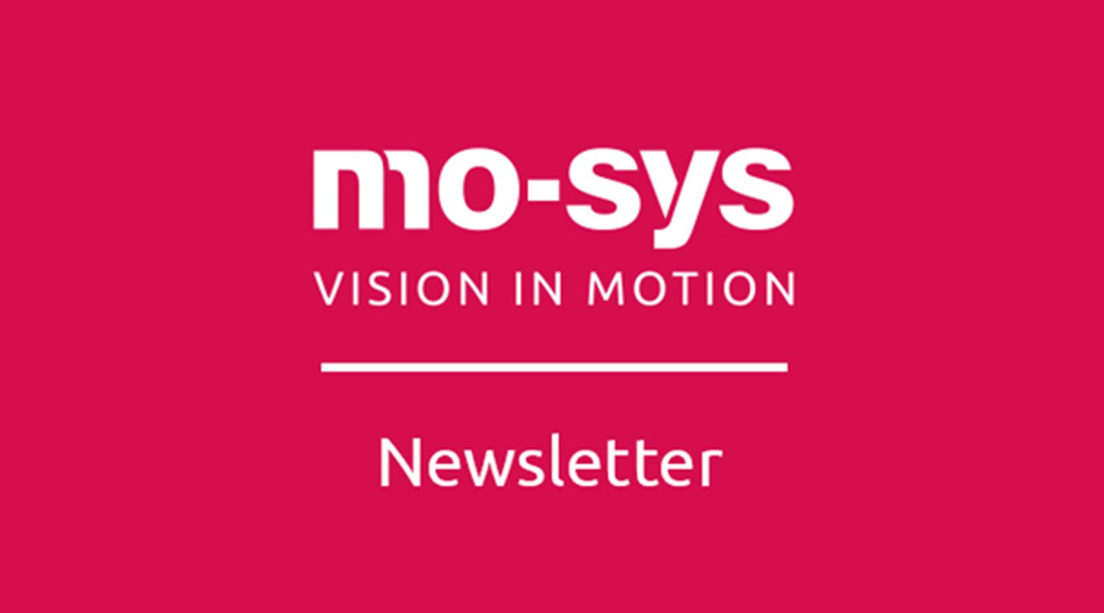 Mo-Sys Newsletter Header
