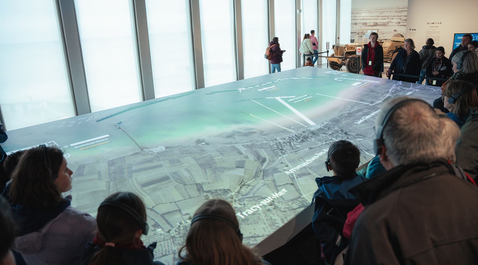 Panasonic projection Normandy Landings