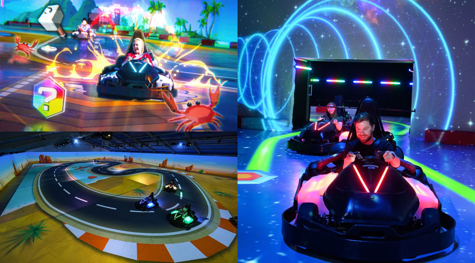 Panasonic projectors immersive karting