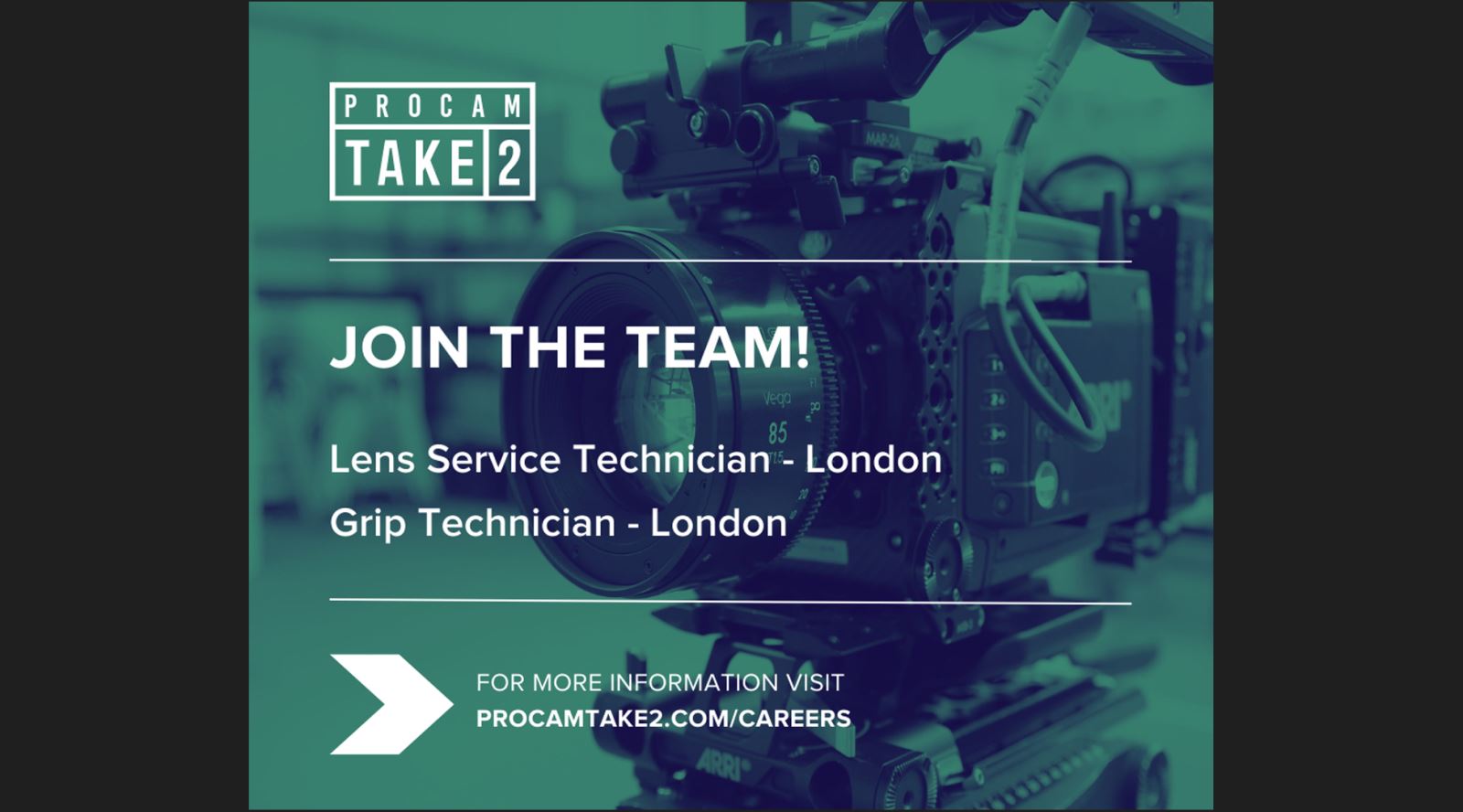 Procam Take 2 - Join the team