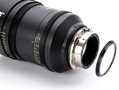 Tiffen Filter  ARRI lens up close