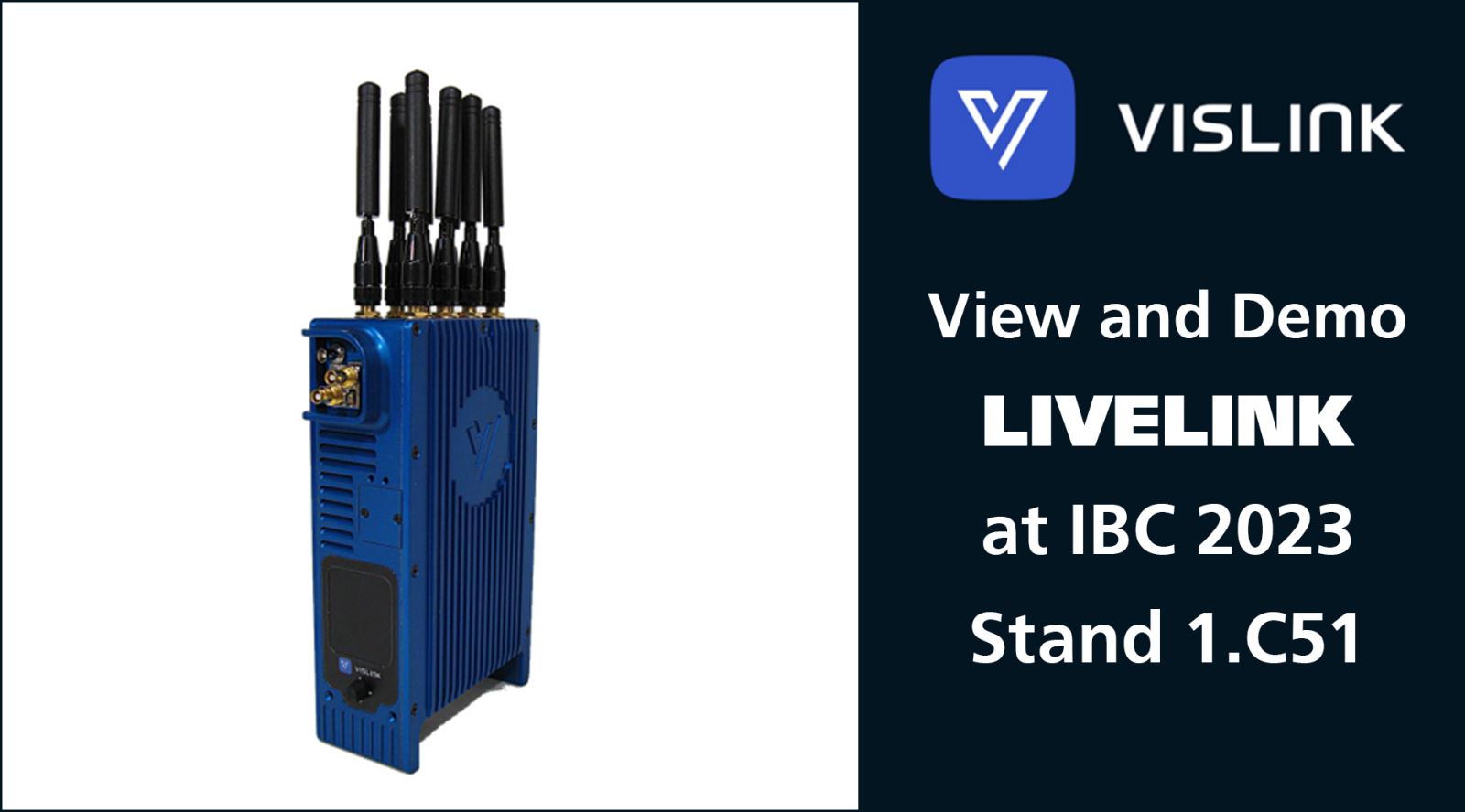 Vislink - LiveLink at IBC 2023
